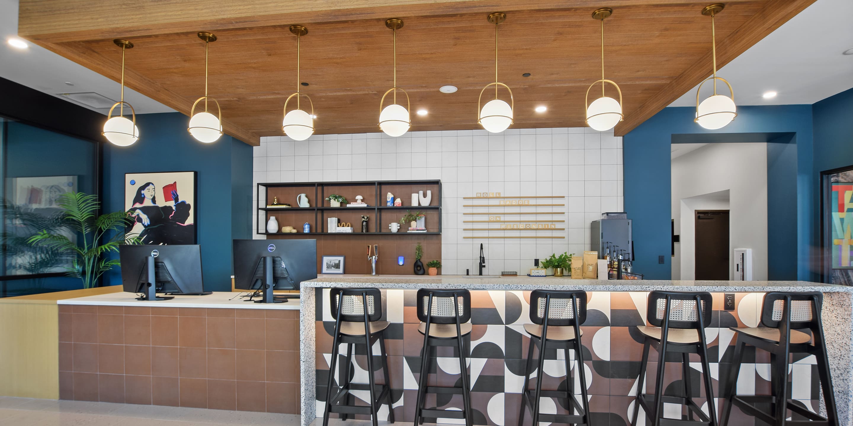 leasing office front desk