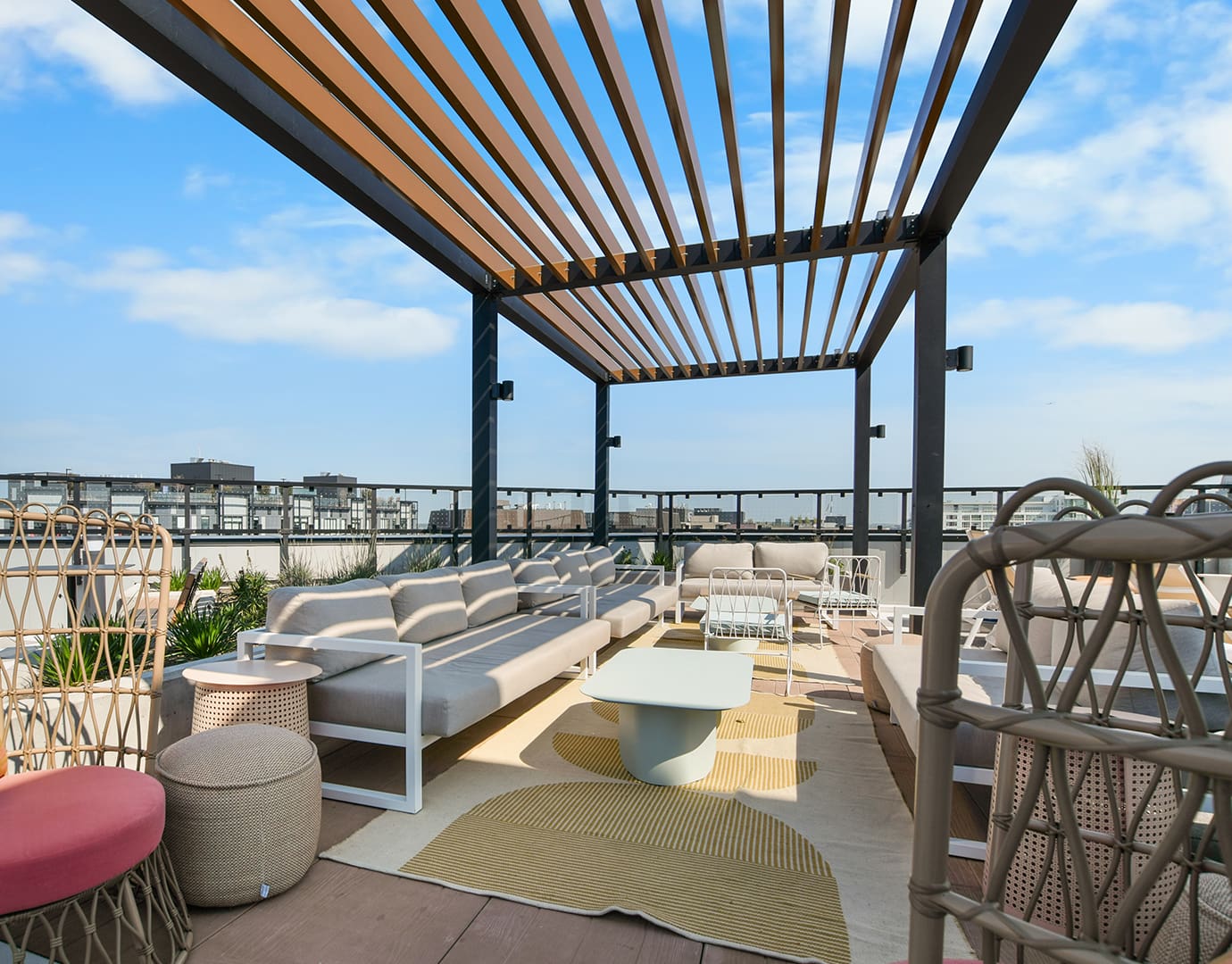 outdoor lounge seating