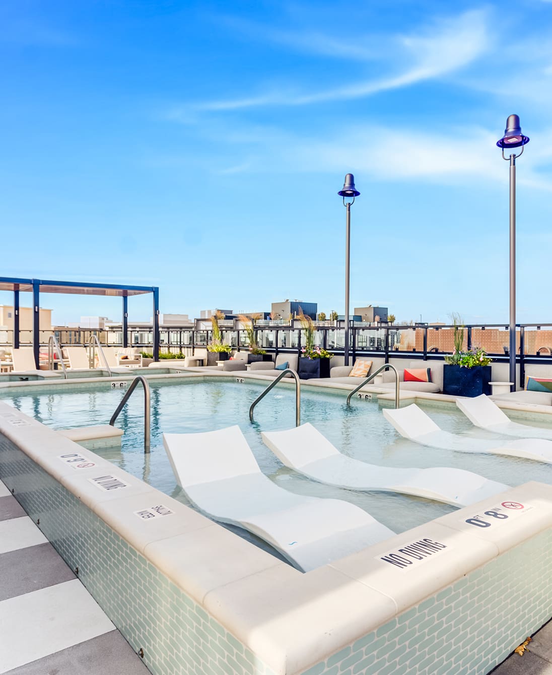 resort style pool