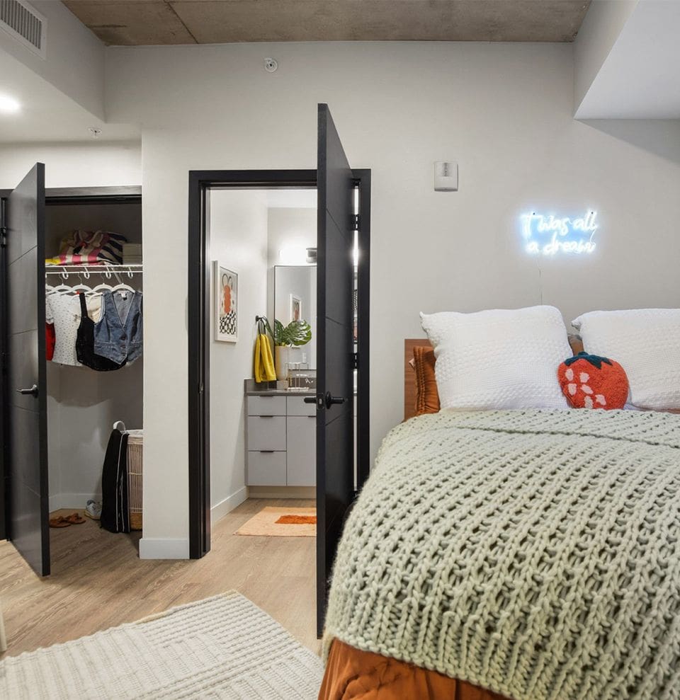 furnished bedroom